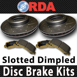 RDA Slotted & Dimpled Premium Disc Brake Kits