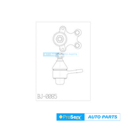 LH Front Lower Ball Joint Nissan 1600 510 GL Wagon 1.6L 4/1971 - 10/1972