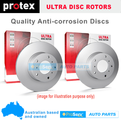 Front Disc Brake Rotors for Mazda BT50 2WD 3.2TD (302mm Dia) 2012-Onwards