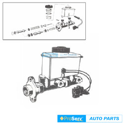 Brake Master Cylinder for Ford Laser KA, KB Ghia Hatchback 1.5L 3/1981-6/1984 