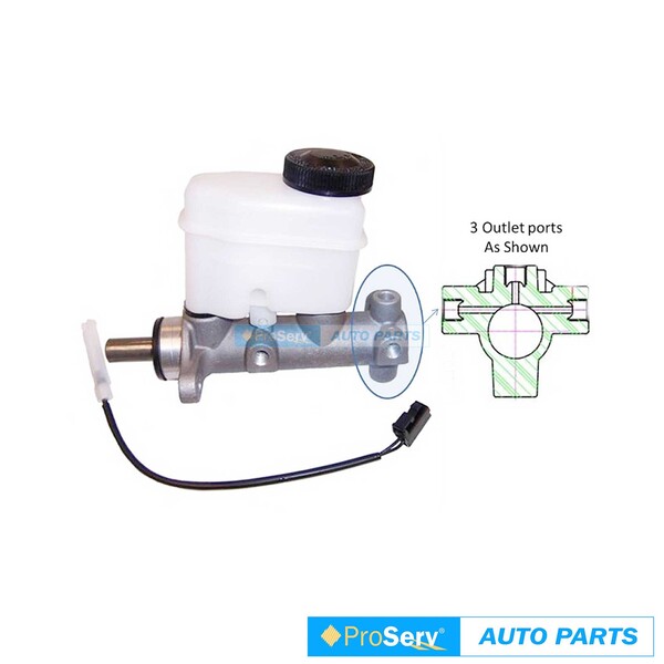 Brake Master Cylinder for Ford Courier PE, PG, PH 2.5L 4WD Type2 2/1999-12/2006 (no ABS)