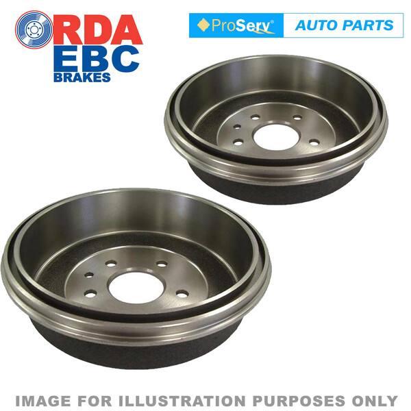 Rear Brake Drums for Ford F350 4WD DRW 16.7mm stud holes 1980 - 1989