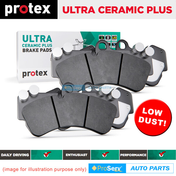Front CERAMIC Brake Pads for Mazda 2 DY 2003 - 2008 Type 2