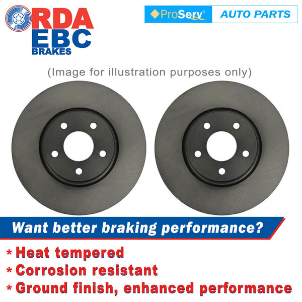 Rear Disc Brake Rotors for Skoda Octavia 2009-ON 272mm Diameter